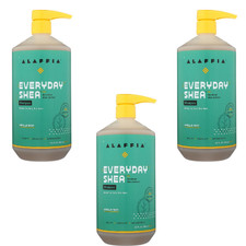 Alaffia Everyday Shampoo Vanilla 32fl oz (Pack of 3)