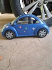 Vtg 2000 Barbie VW Beetle Car –Blue Volkswagen Bug by Mattel
