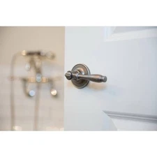 DELANEY HARDWARE Callan Bennett Satin Nickel Bed/Bath Door Handle