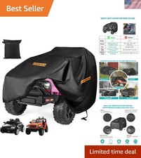 Kids Ride On Car Cover,Large Power Wheels Cover Waterproof,Heavy Duty 420D Un...