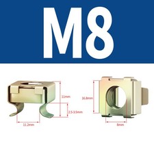 Image of Cage Nuts Zinc Nickel Carbon Steel/Stainless Steel Fixing Captive Nuts M4 to M12