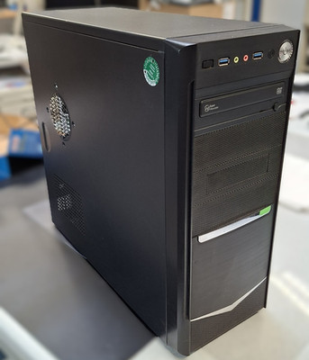 PC-System Gigabyte H87M-HD3, Intel Core i3-4160, 4GB RAM, 120GB SSD, Win10 Pro
