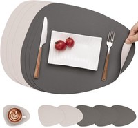 Tischsets Abwaschbar Doppelseitig Platzdeckchen FüR Esszimmer KüChe 4Er Set