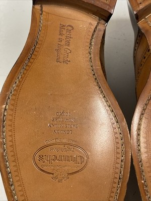 CHURCH'S Shoes For Men size 6.5F* 7.5 US BERLIN Punched Brown