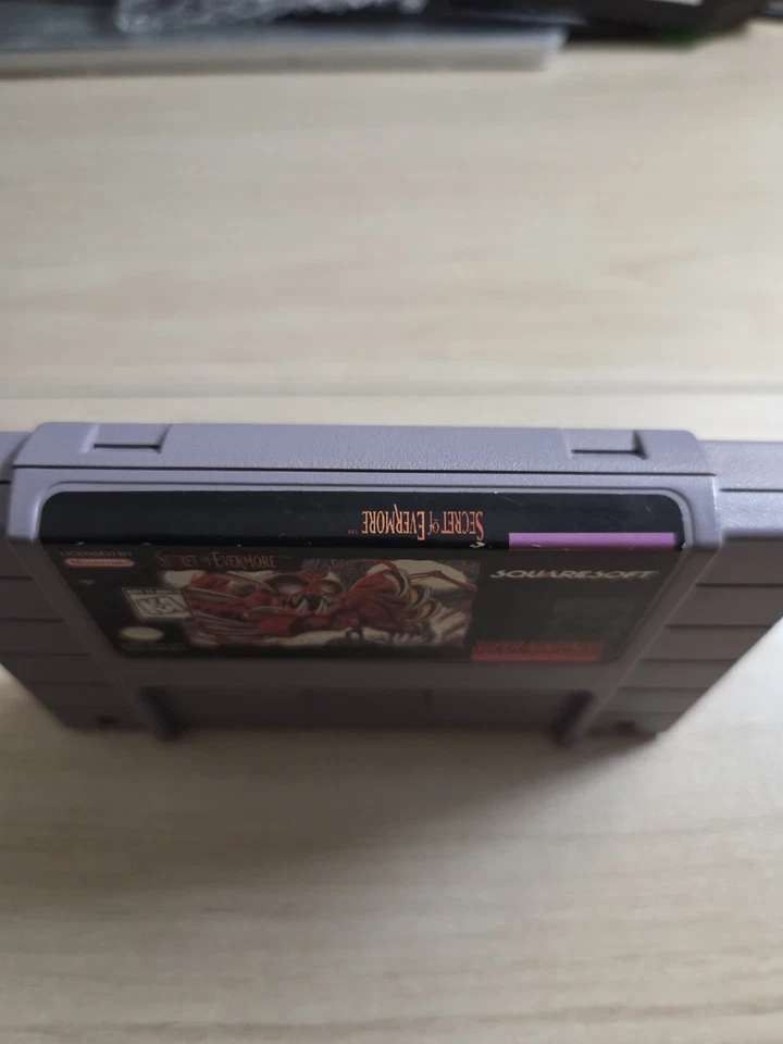 Nintendo SNES Secret of Evermore Tested Working and a Very Good and Clean - Image 3 of 4