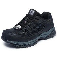 Skechers Men's Cankton Steel Toe Construction Shoe Electrical Hazard Rated 10.5