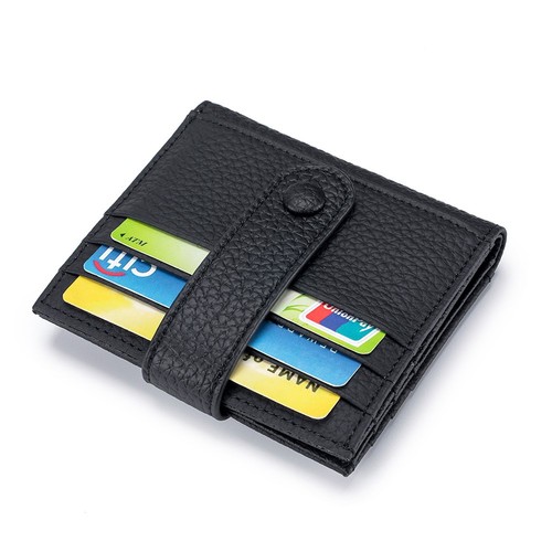 RFID Blocking Women Wallet Slim Genuine Leather Credit Card Holder Bifold Purse - Picture 7 of 12