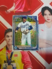 2024 Bowman Chrome Baseball Shimmer Refractor 1st Rookie Yandel Ricardo