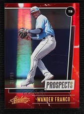 2021 Panini Absolute Prospects Spectrum Red 25/99 Wander Franco #P-1 ow6
