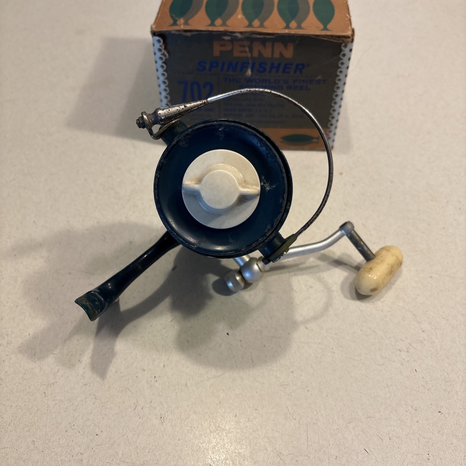 Vintage PENN SpinFisher 702 “GREENIE” Fishing Reel, 1971-1978 - One Owner