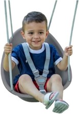 Swurfer Coconut Toddler Swing   Comfy Baby Swing Outdoor, 3- Point Adjustable Sa