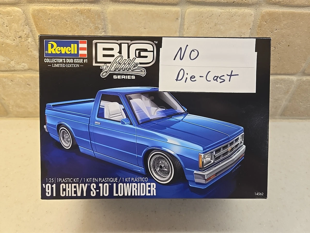 ミニカー Revell Lowrider Chevy S-10 Pickup Revell 1/25 Big+Little 91' Chevy S-10 Lowrider Limited Edition