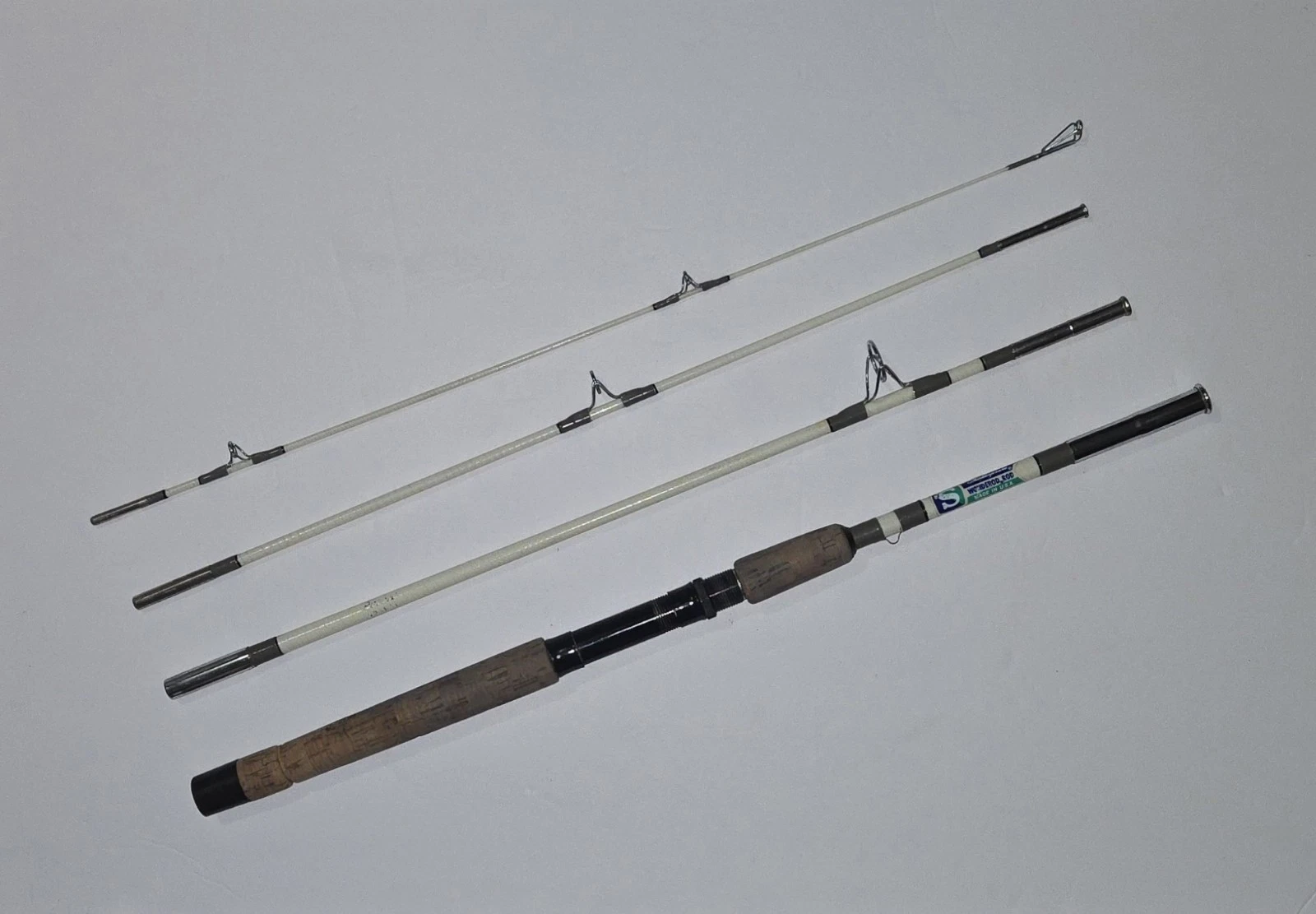 Shakespeare Purist Wonder Fishing Rod 7' Jet Set 4pc w/ Carry Pouch **NEW**