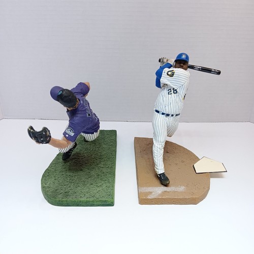 McFarlane MLB Colorado Rockies Larry Walker Purple Jersey Prince Fielder Brewers - Picture 6 of 8