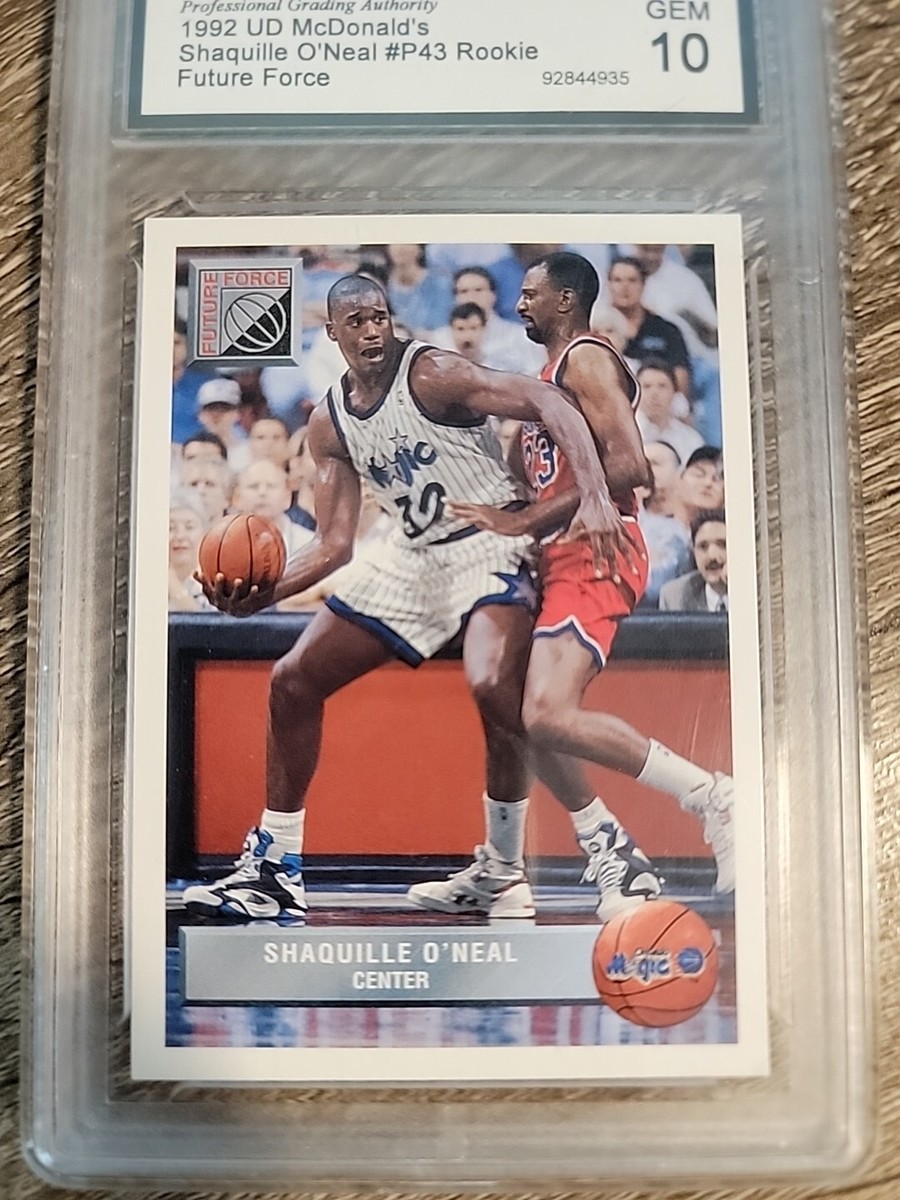 1992-93 Upper Deck McDonald's Shaquille O'Neal RC Future Force