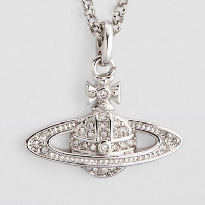 【Vivienne Westwood】 Mini Bas Relief Pendant Silver Vivienne Westwood Mini Bas Relief Pendant Necklace | Silver