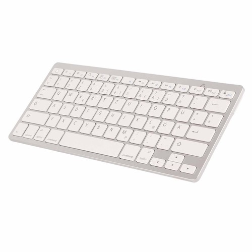 Wireless Keyboard Universal Slim Silent Wireless BT German Keyboard For IOS SLS - Picture 3 of 21