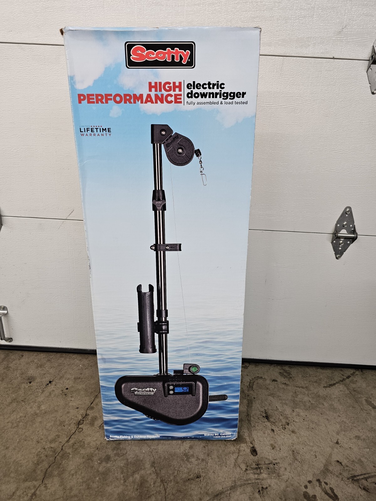 Scotty 2106 HP Depthpower Electric Downrigger 60 SS Telescoping Boom w