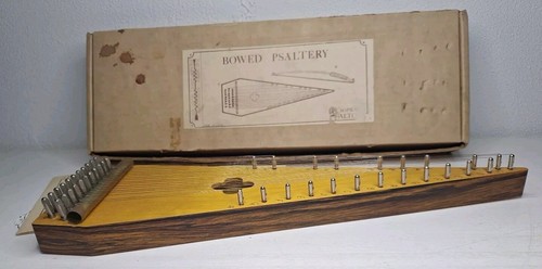 Bowed Psaltery 22 String Instrument Kelhorn Corporation Kelischek Vintage Sopran - Picture 11 of 13