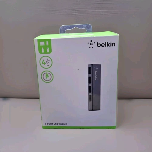 Genuine Brand New Belkin 4-port USB 2.0 Hub 480 Mbps