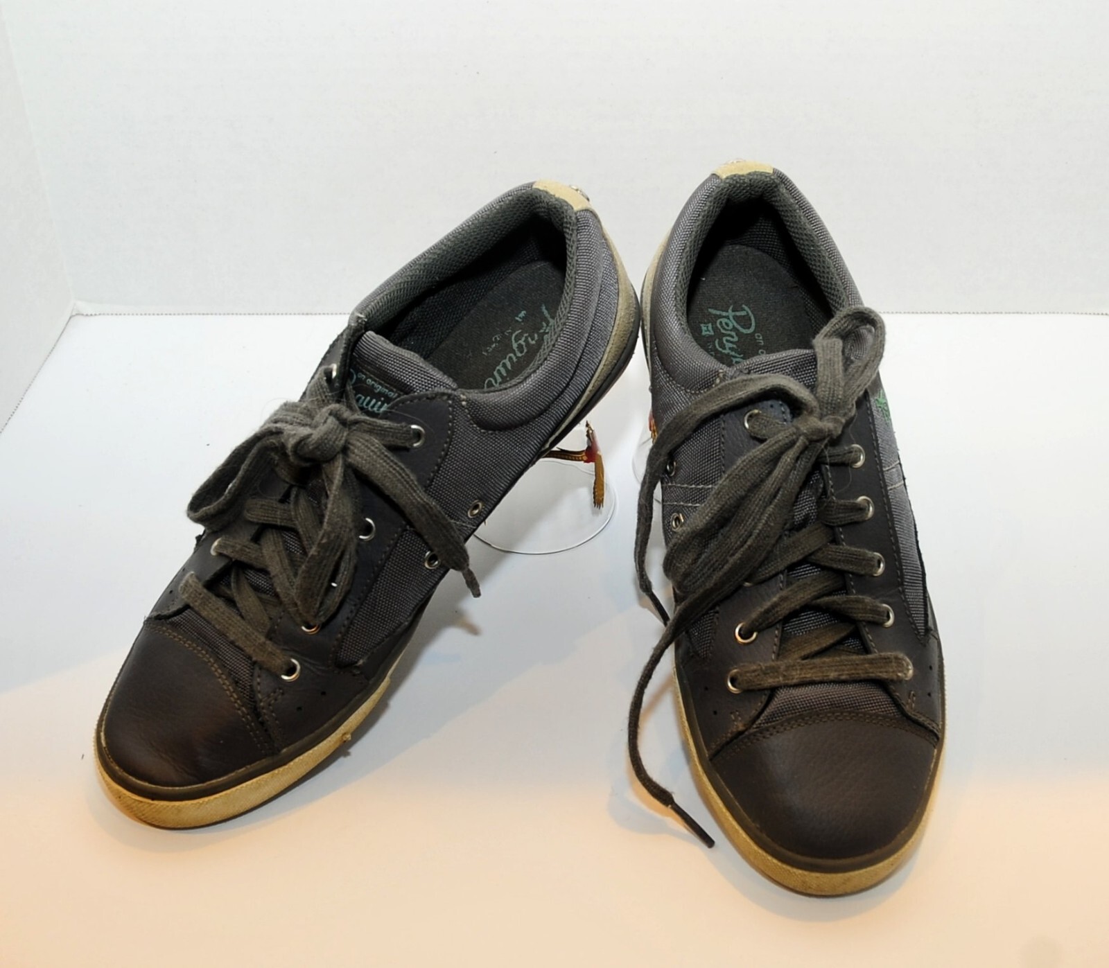 Original Penguin by Munsingwear Gray Mission Sneaker Shoe Size