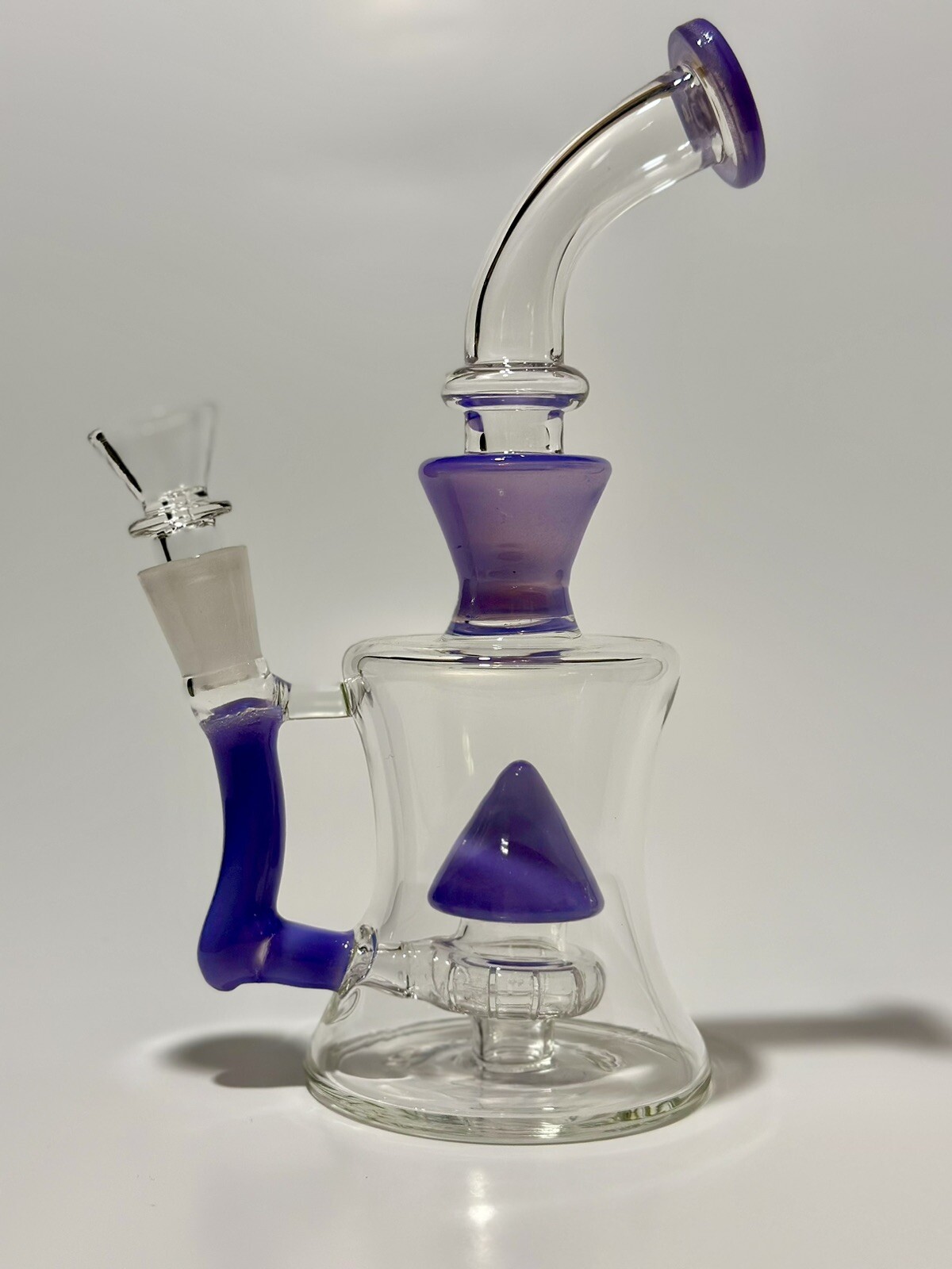 8Inch Showerhead Perc Pyrex Glass Pipe Mixed Colors Bubbler Hookah Glass Smoking