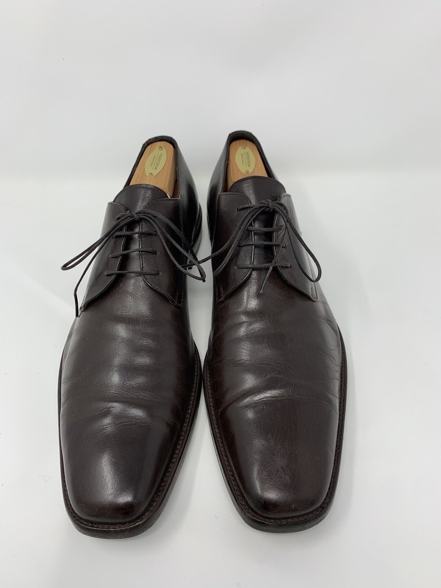 Ermenegildo Zegna brown dress shoes ERMENEGILDO ZEGNA Men Brown Leather Brogues US 11 / EU 45  main image 3