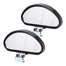 2 x Adjustable Blind Spot Mirrors Glass Wing Side Rear View External Car Van