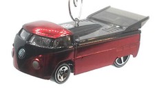 Christmas Ornament for Volkswagen Drag Truck Red Black