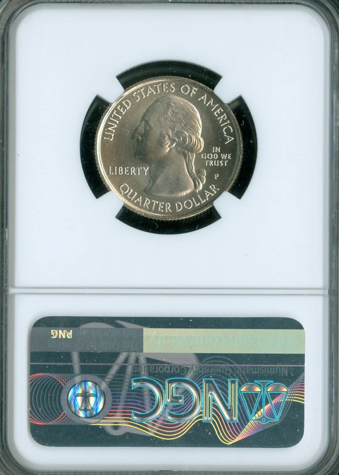 2014 P SHENANDOAH PARK QUARTER NGC MS6 MAC SPOTLESS . - Image 2 of 2
