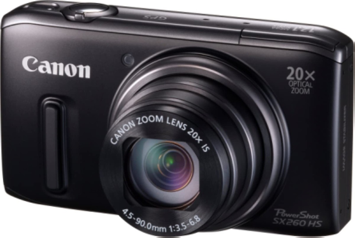 USED Canon Digital Camera PowerShot SX260HS 20x optical zoom 