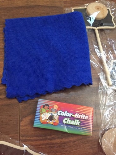 Mini Chalkboard Signs with Stands Rectangle Set of 10 NEW Message Holders - Picture 3 of 4
