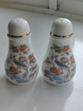 WEDGWOOD BONE CHINA KUTANI CRANE SALZ & PFEFFERSTREUER / STREUER.