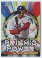 2021 Topps Chrome Prismic Power Refractor #PP-12 Rafael Devers NM-MT Red Sox