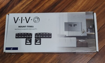 VIVO Micro Gap TV Wall Mount Designed for 43'' to 85  2021 Samsung TVs Open box