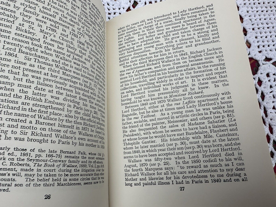 A General Guide To The Wallace Collection Hertford House 1961 Vintage