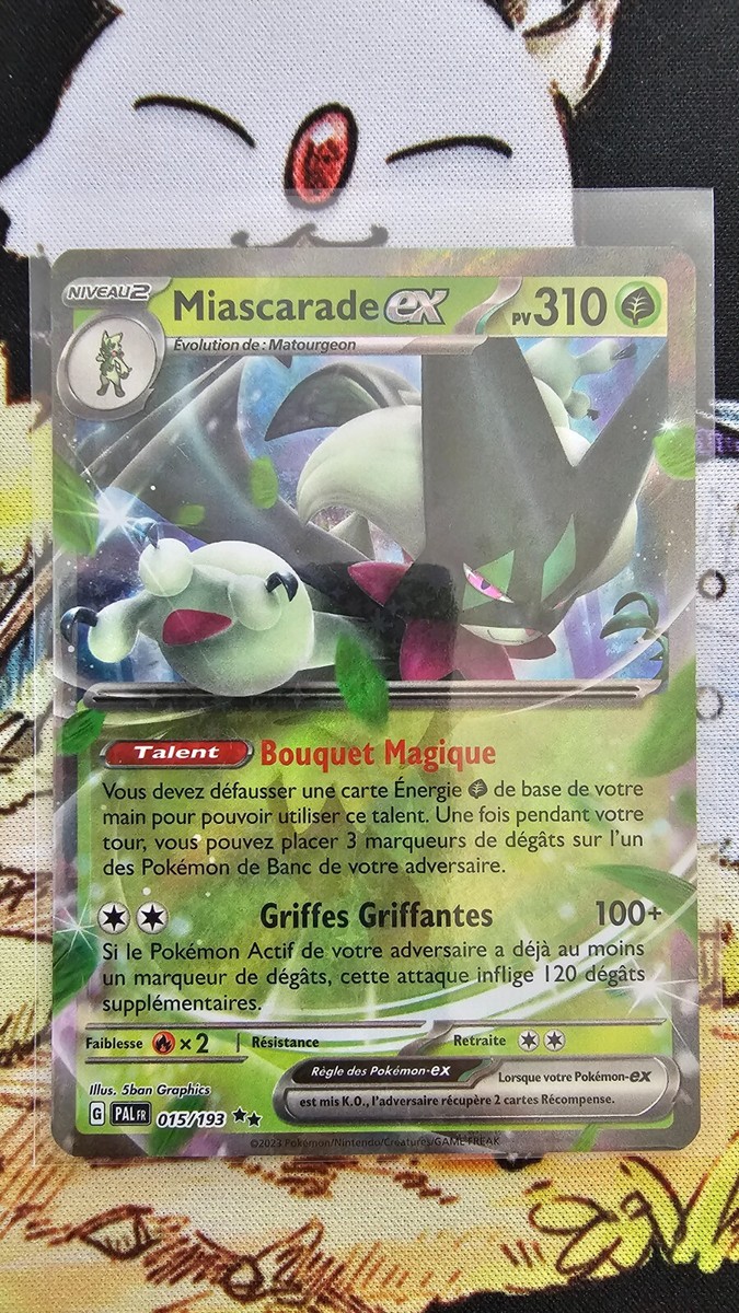 Carte Pokémon Miascarade 015/198 – Holo Ou Reverse – Coffret Myboost Écarlate & Violet – 10 Cartes Françaises - 8