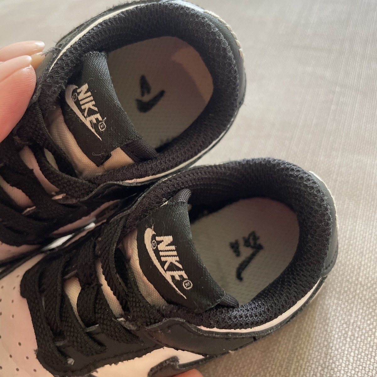 nike nursery dunk trainer