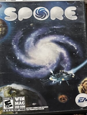 SPORE PC Video Game For Win/Mac Electronic Arts Complete rated for Everyone