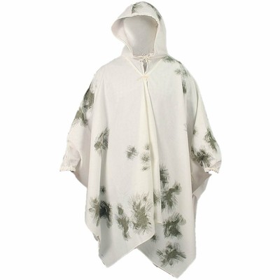 German army white camouflage poncho 