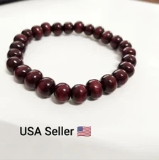 New Ethnic 8mm Charm Bracelets wooden bead stretch bracelet lap small beads Hand