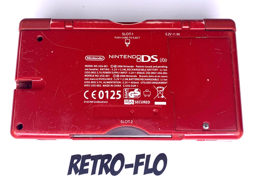 Nintendo DS Lite Konsole Rot USG-001 - Außer Betrieb für Ersatzteile oder Reparatur - Bild 3 von 6