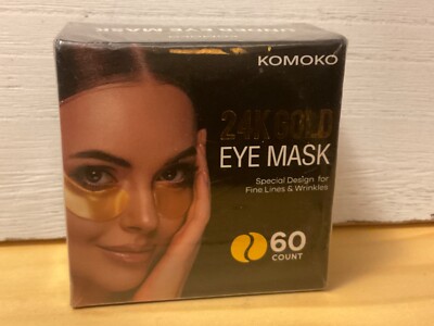 Komoko 24k Gold Eye Mask 60 Count