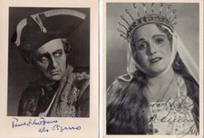 Paul Schöffler & Maria Reining Autograph