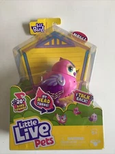 Little Live Pets Lil' Bird - Interactive Bird - Candi Sweet Pink 20+ Bird Songs