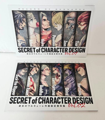 Shuumatsu no Valkyrie Record of Ragnarok Setting Art Book 1~2 Set