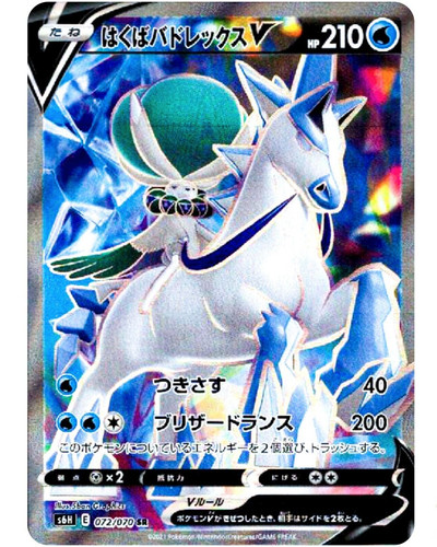 PSA 10 Pokemon Card Japanese Ice Rider Calyrex V Silver Lance 073