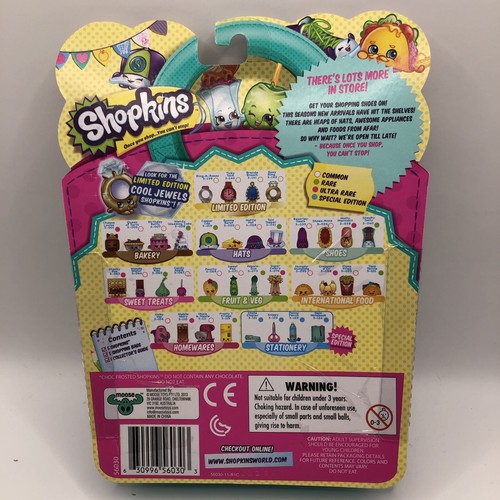 Nuevo Paquete de 5 Shopkins Temporada 3 Lindo Bolso Ciego Oculto Sorpresa Choc Esmerilado Nuevo - Imagen 4 de 4