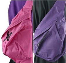 SLING ONE STRAP SCHULTERTASCHE DREIECK RUCKSACK PINK LILA GROSSEINKAUF VERSAND AM NÄCHSTEN TAG