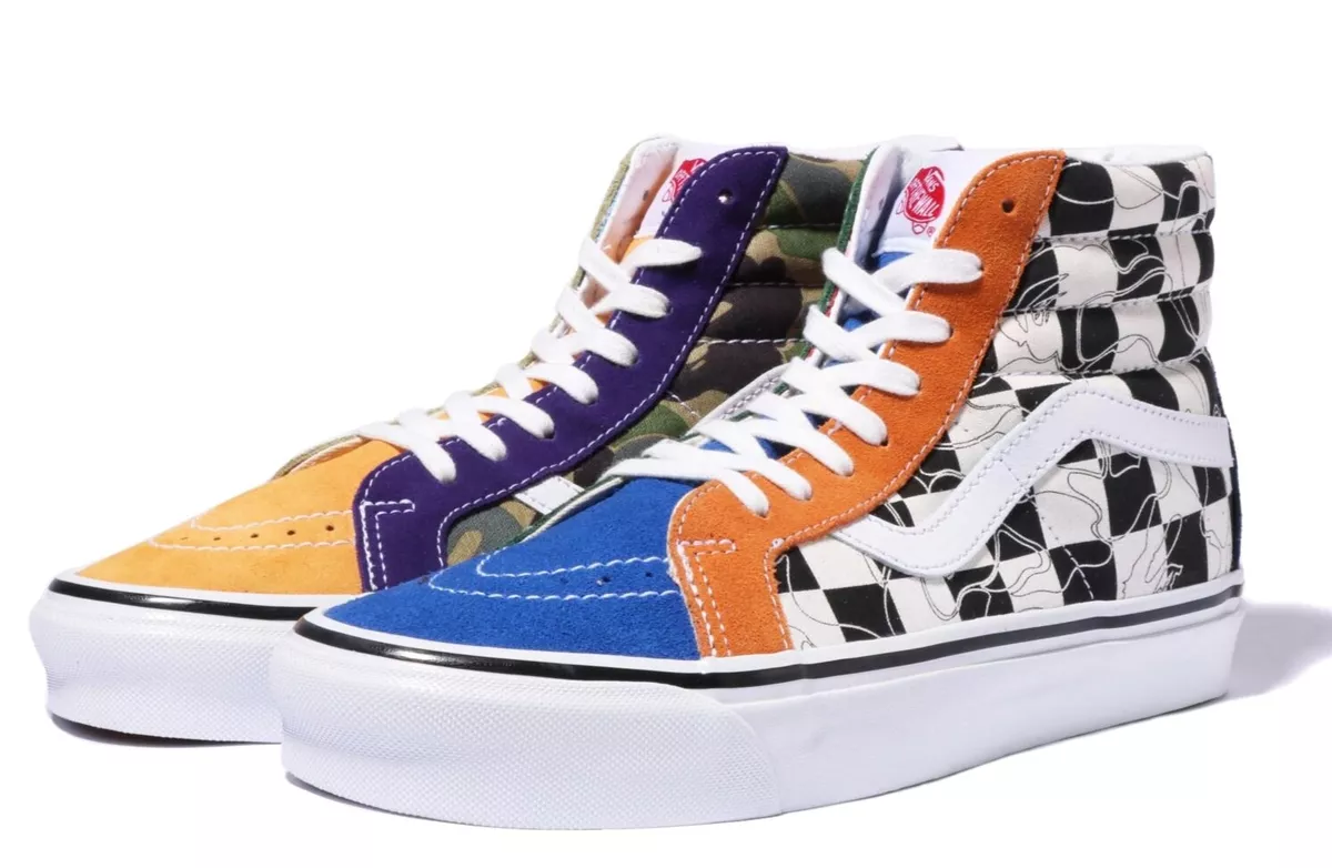 BAPE X VANS MULTI CAMO SK8-HI 27.5cm